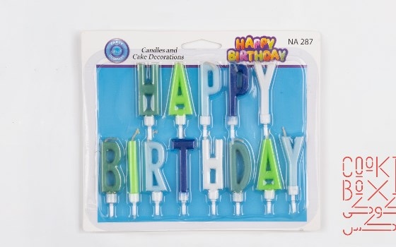 شمع هپی آبی